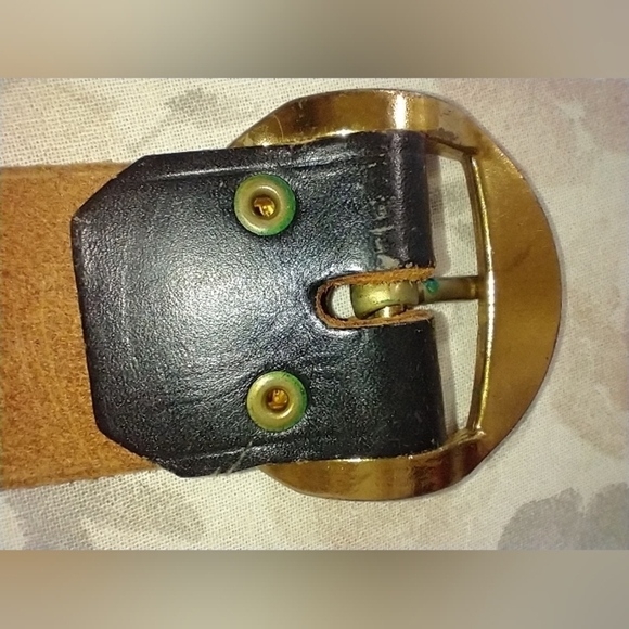 UNIQUE VINTAGE LEATHER BELT - Picture 7 of 8